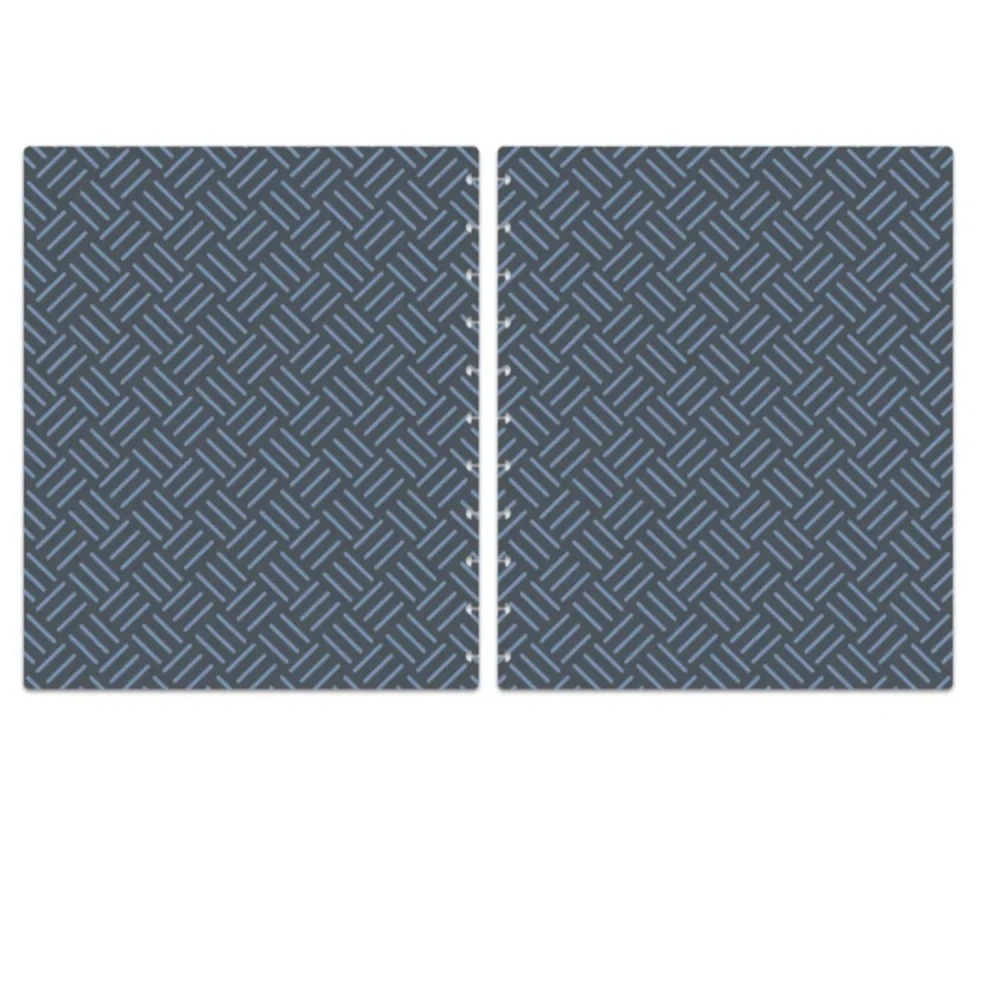 TUL GEO BLUE POLY DISCBOUND COVERS PACK OF TWO NWT